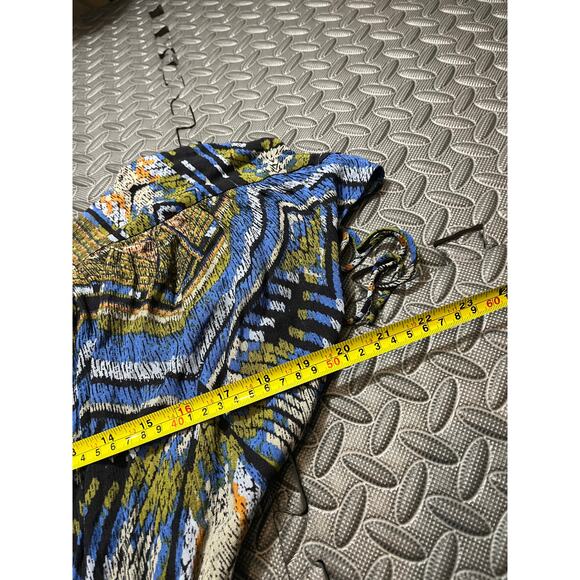 FREE PEOPLE Dream All Night Romper in Mixed Print Womens Size XS Tribal Boho - Picture 9 of 12